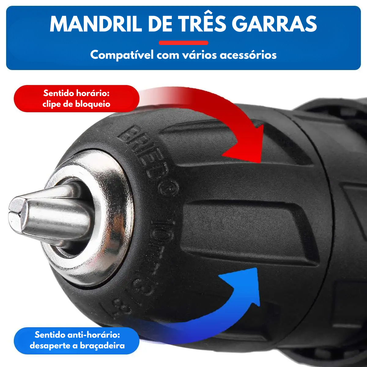 Broca Sem Fio: PerforaMax