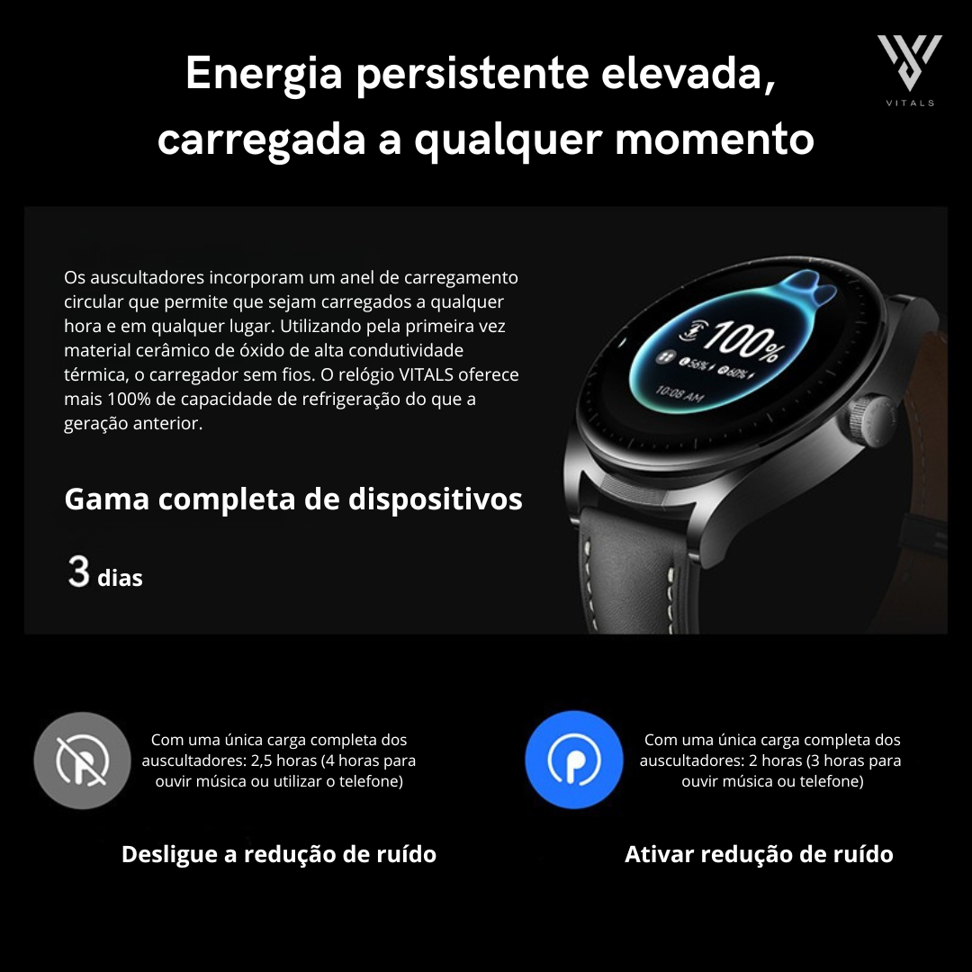 Relógio Inteligente Vitals