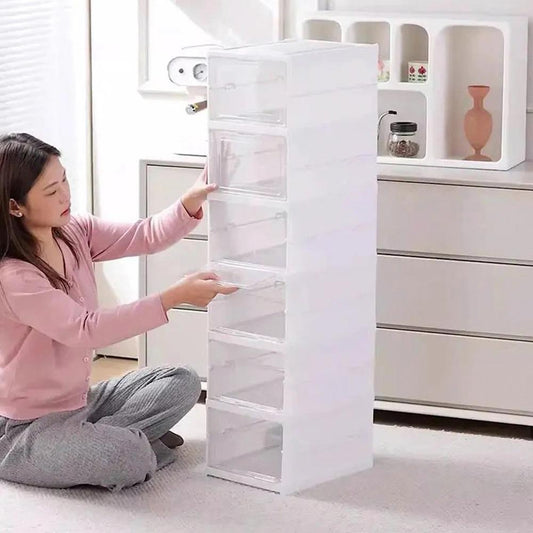 Caixa Transparente para Tênis com porta
