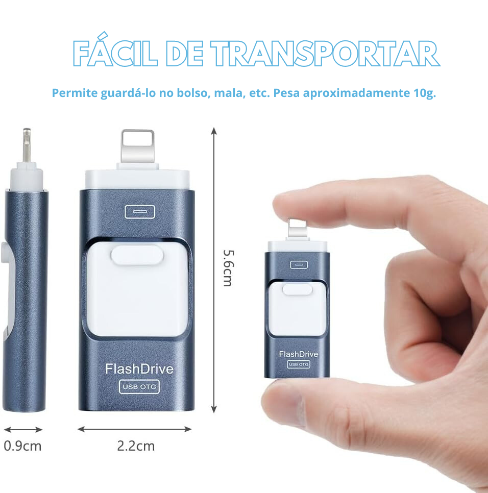 Pendrive USB 4 em 1