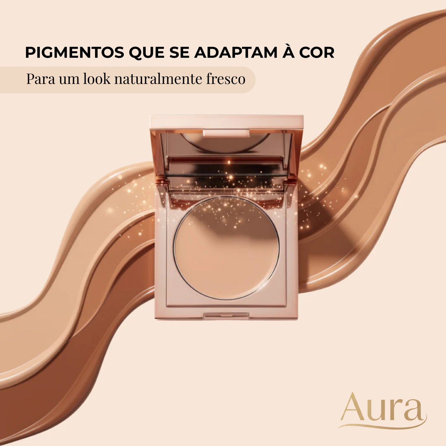 Corretor iluminador para os olhos - AURA