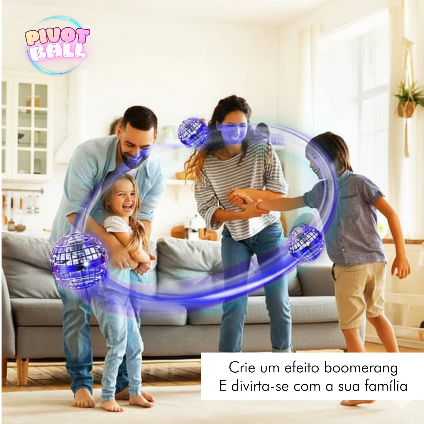 Bola voadora LED -PIVOTBALL