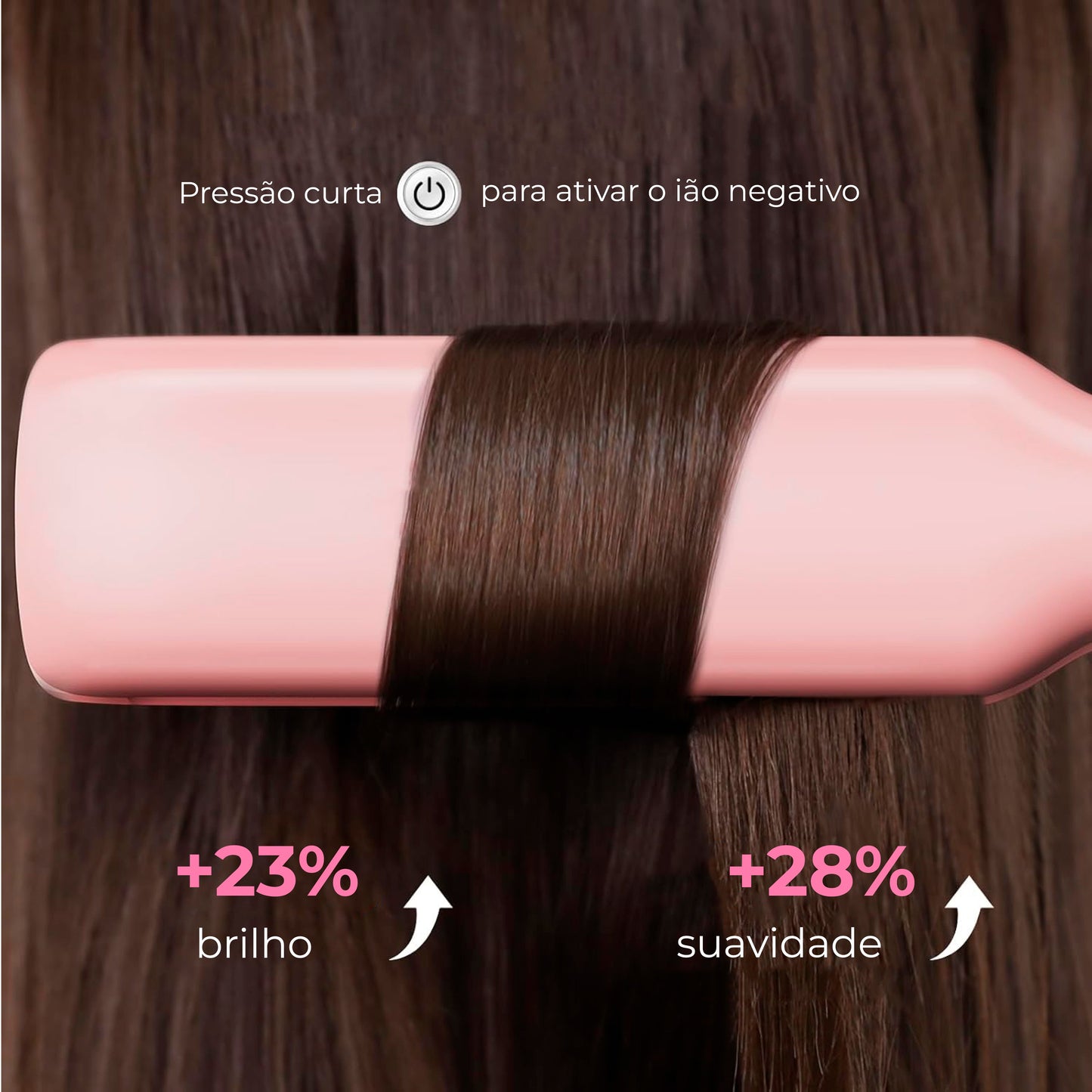 Alisador de cabelo a vapor - Silkva