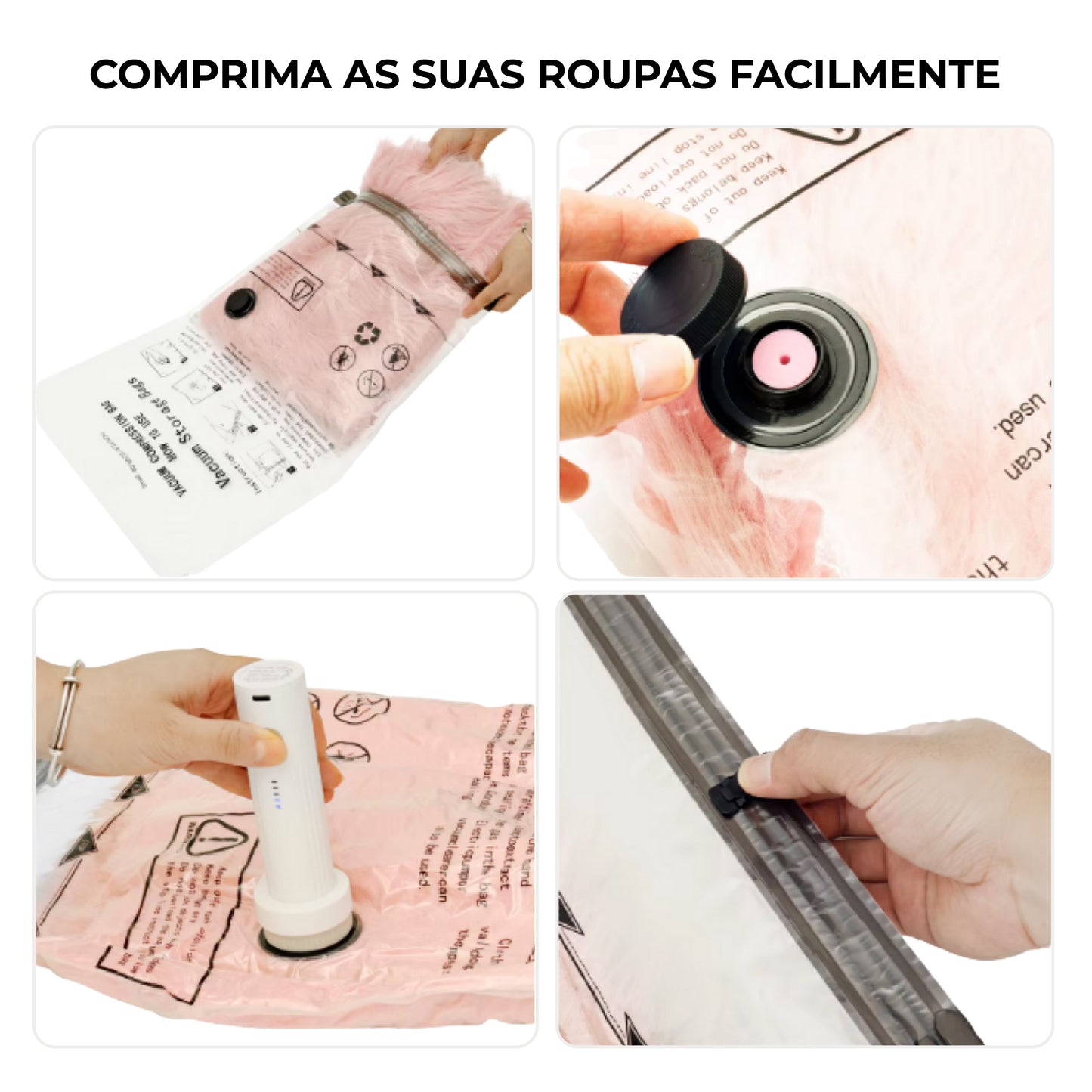 Compressor elétrico de roupa - AIRSAVE