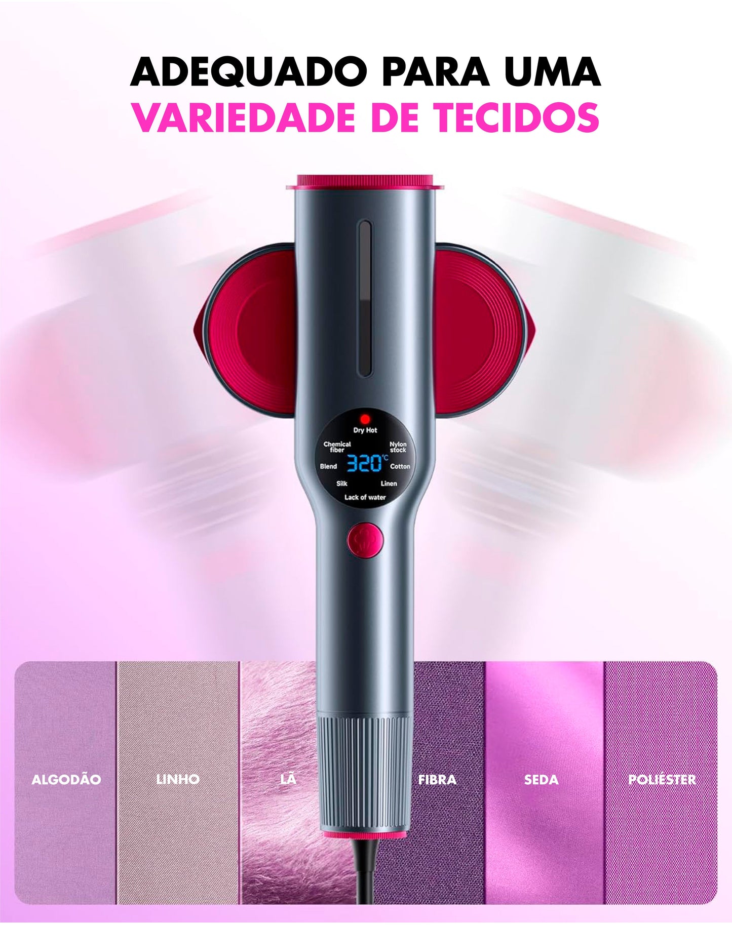 Ferro de engomar portátil a vapor - VAPORA SMART