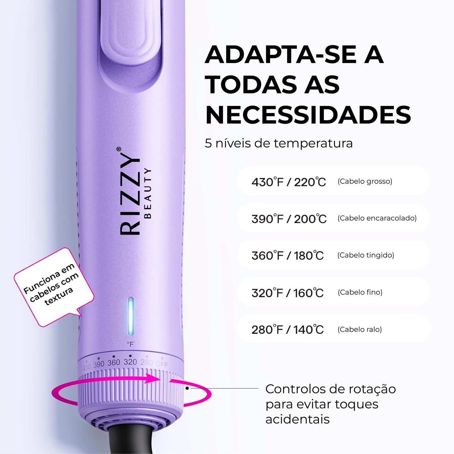 Modelador de caracóis - RIZZY BEAUTY