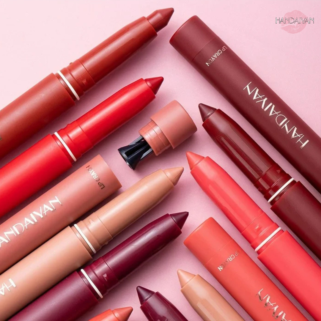 Batom à prova de água colorido HANDAIYAN Volume 4D