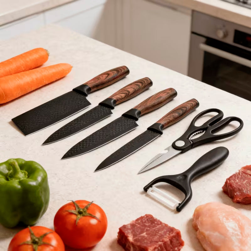 Conjunto de facas forjadas premium - NAKIRI