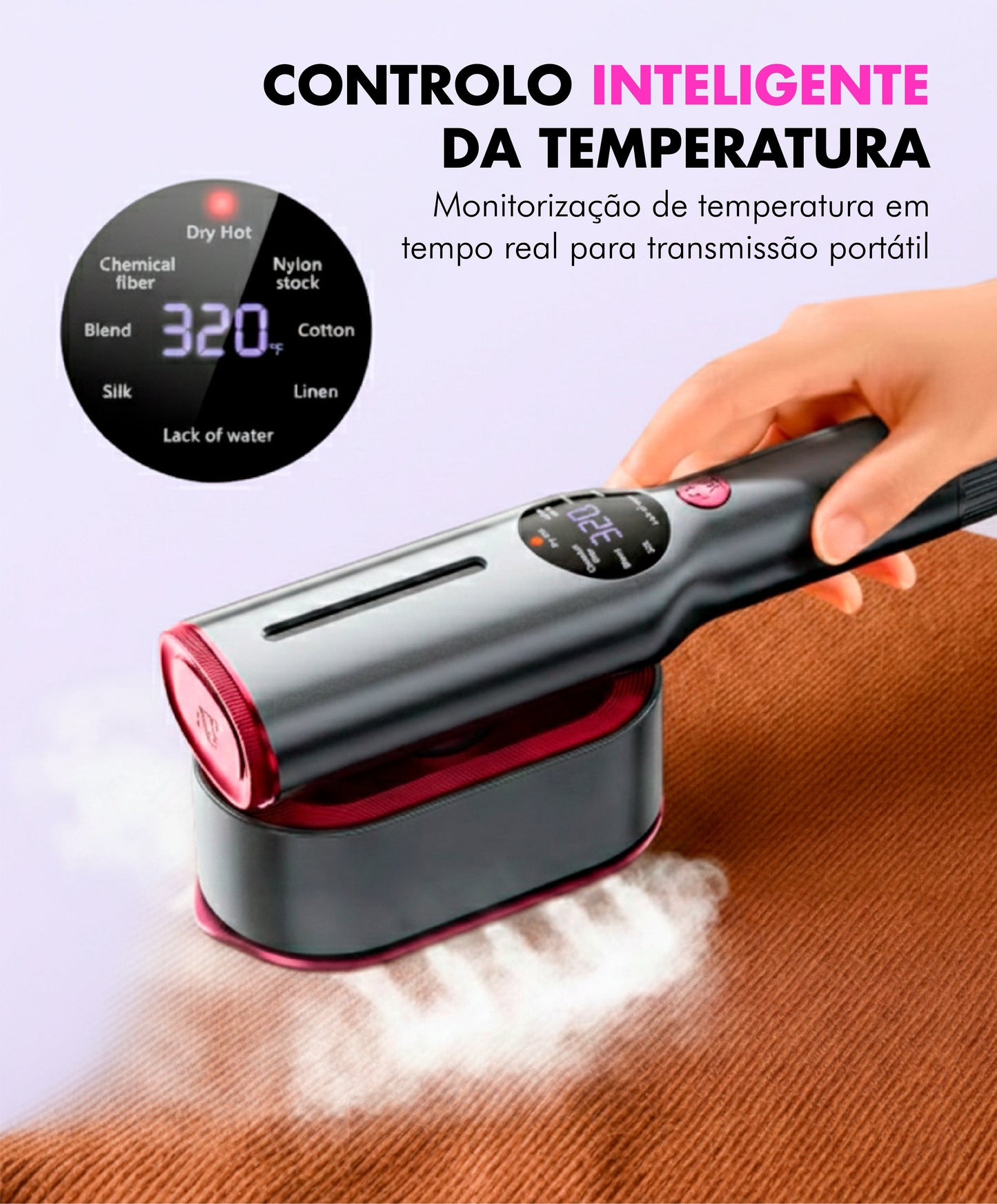 Ferro de engomar portátil a vapor - VAPORA SMART