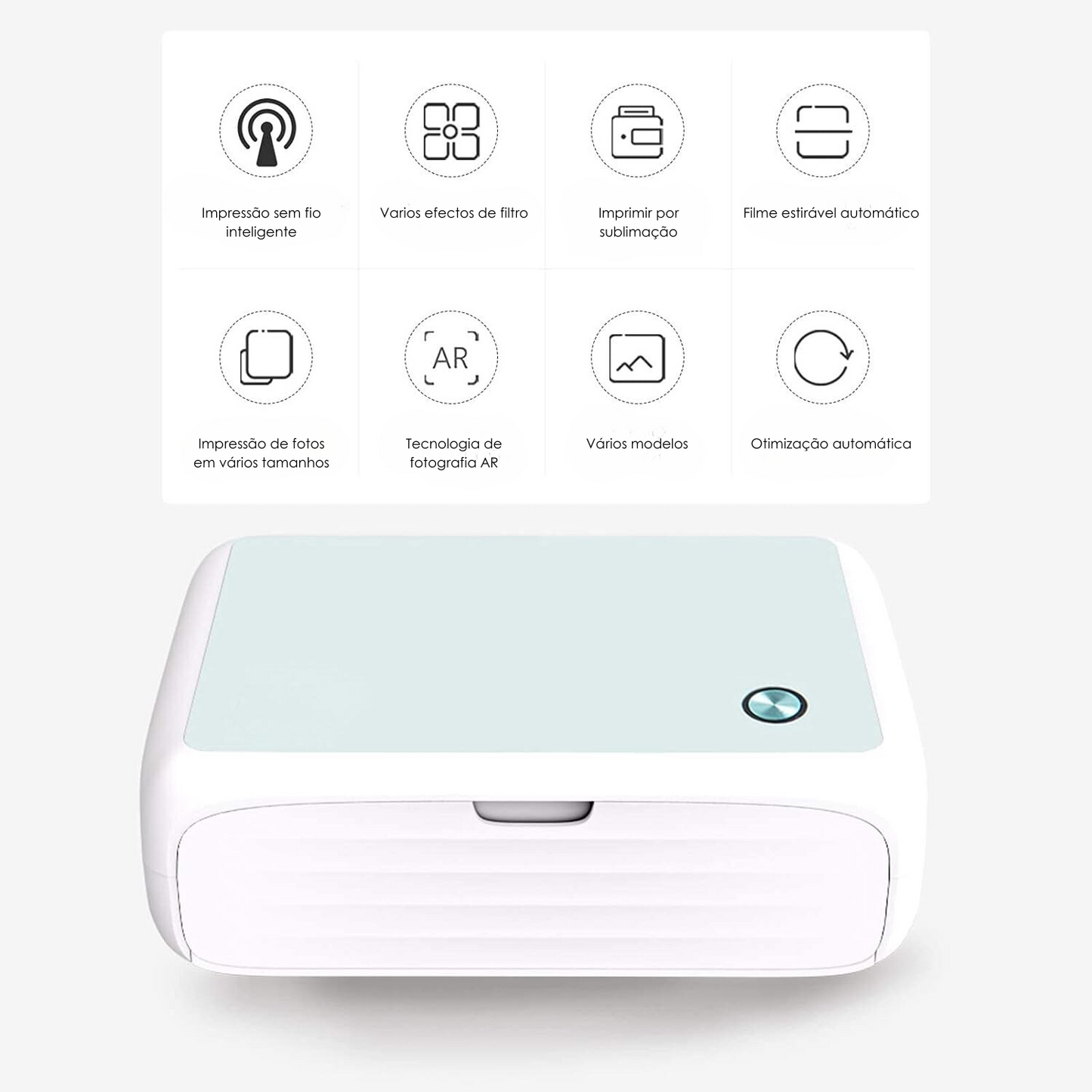 MINI IMPRESSORA FOTOGRÁFICA PORTÁTIL