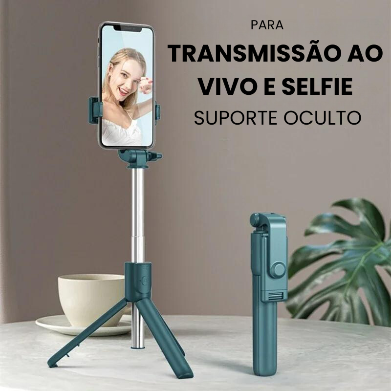 OFERTA 2X1 Selfocus Pro: bastão/tripé de selfie 2 em 1 com foco