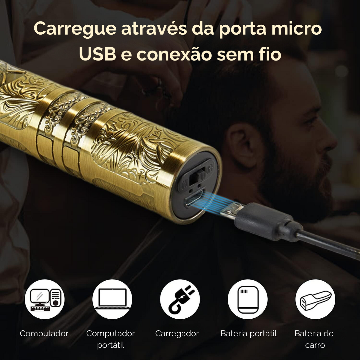 Barber Pro: Máquina de cortar cabelo