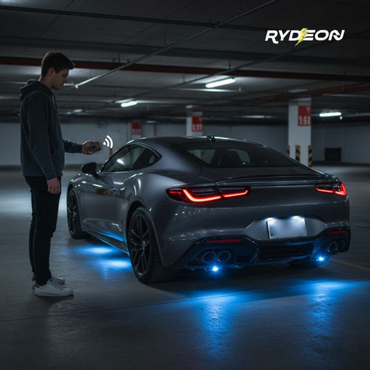 Luz LED brilhante com comando à distância  - RYDEON