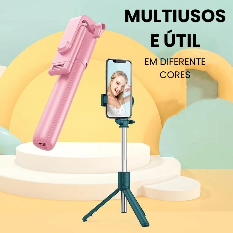 OFERTA 2X1 Selfocus Pro: bastão/tripé de selfie 2 em 1 com foco